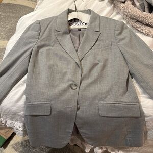 The Limited Light Gray Blazer